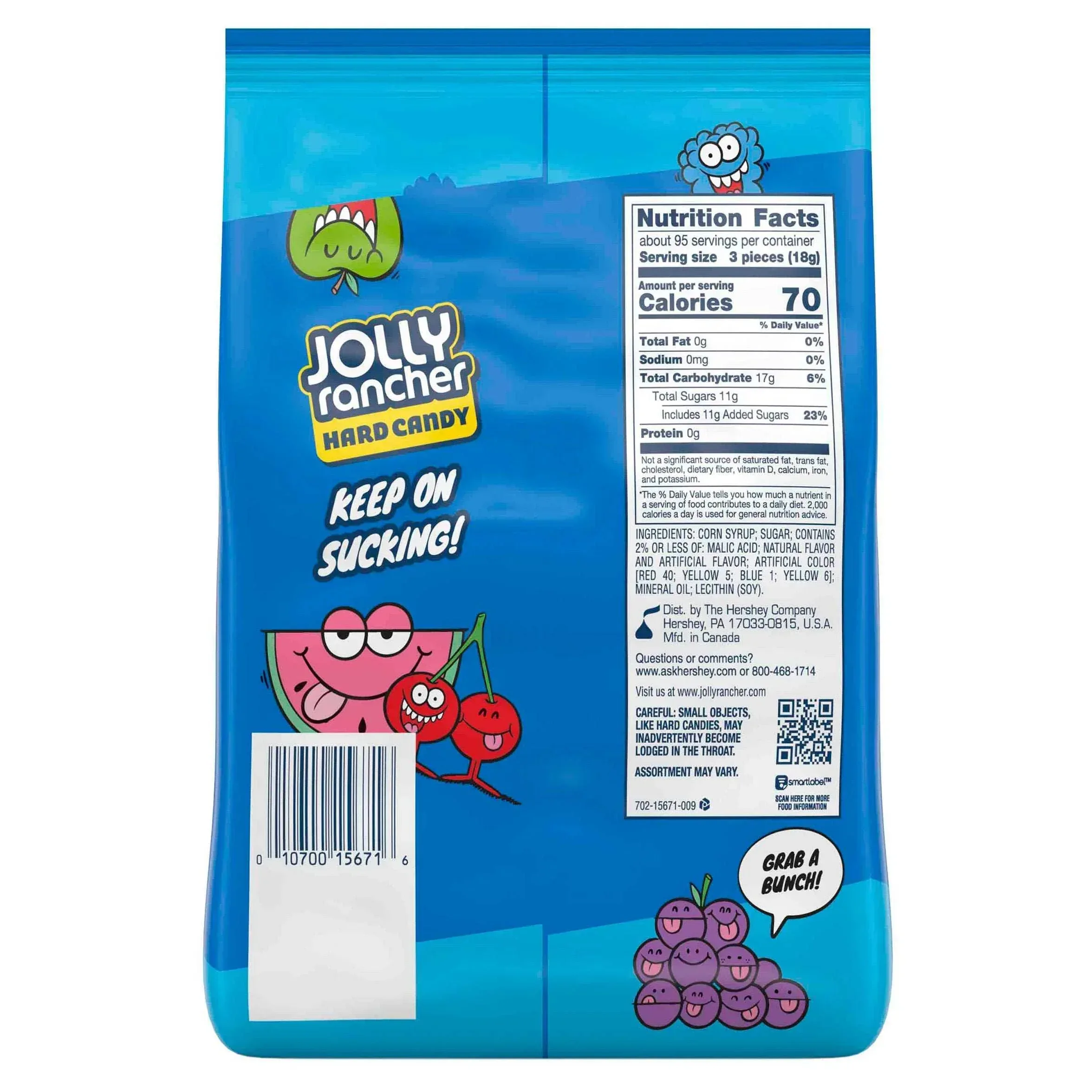 Jolly Rancher Hard Candy, Variety Pack, 80 oz, 360-count - Image 2