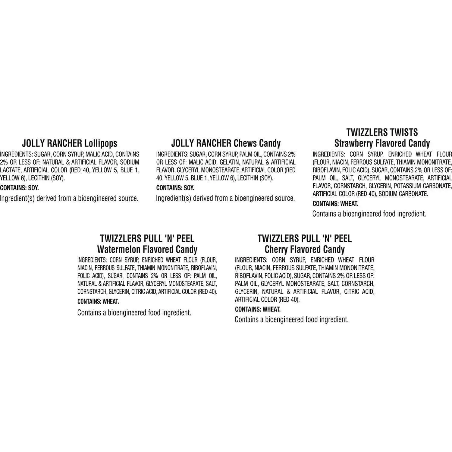 JOLLY RANCHER & TWIZZLERS Fruit Flavored Candy, Variety Pack, Fun Size, 270 pcs. - Image 3