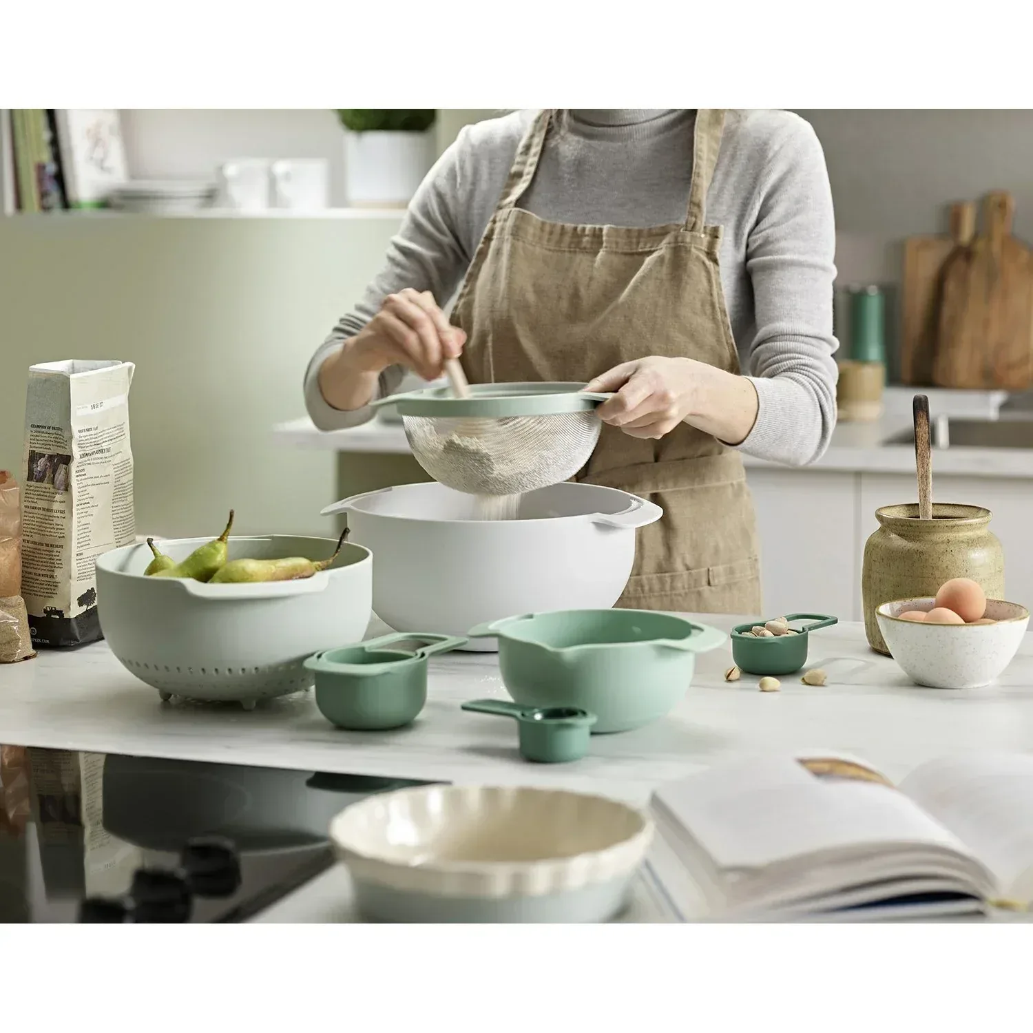 Joseph Joseph Nest 9-Piece Food Preparation & Measuring Set, Choose Color - Image 4