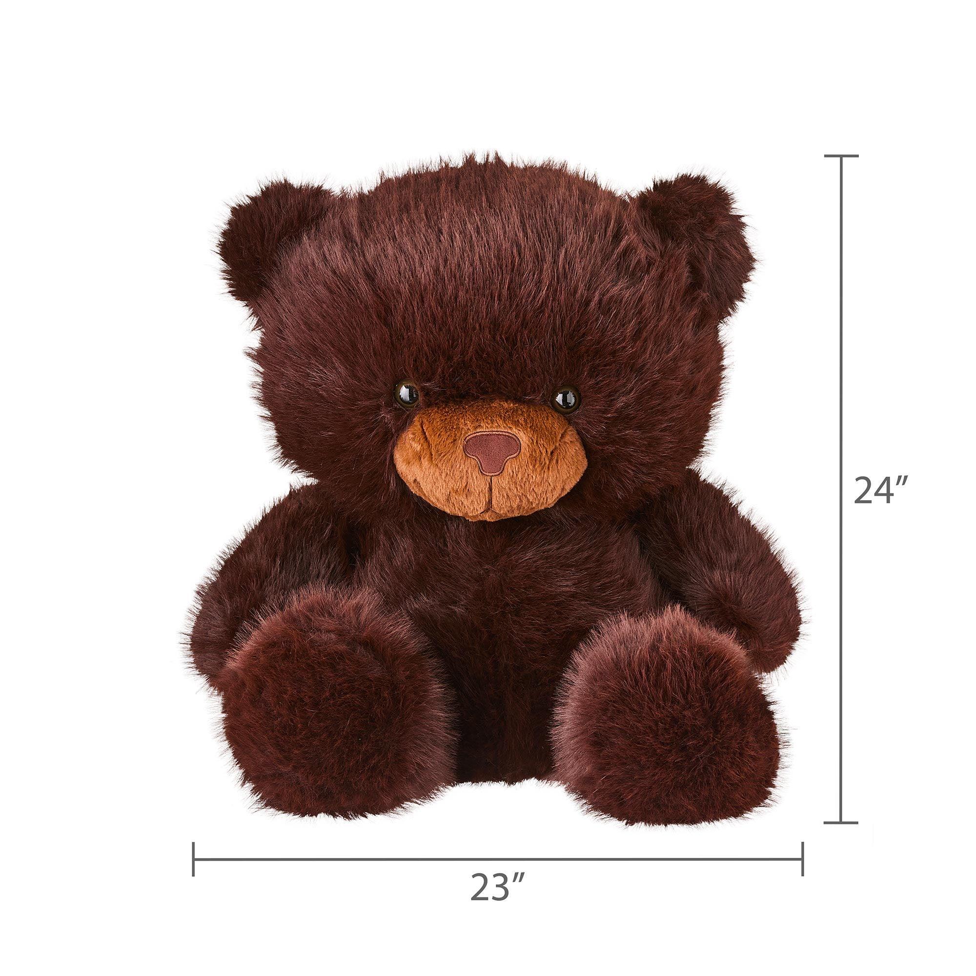 Jumbo Bumble Bear Plush, Taupe, 24", Valentine's Day by Way To Celebrate - Image 4