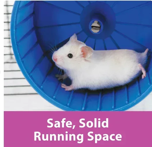 Kaytee Comfort Wheel Giant for Chinchillas, Rats and Other Small Animals, Plastic Exercise Wheel, 12 Inches, Blue - Image 3