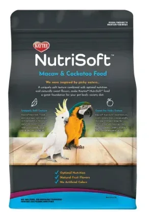 Kaytee Nutri Soft Macaw & Cockatoo Pet Bird Food, 3 lb. - Image 2
