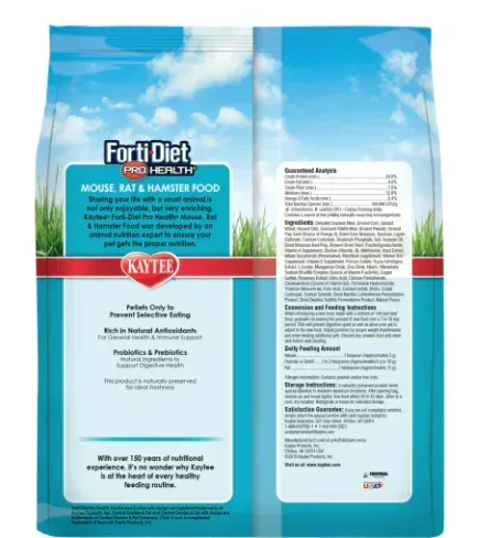 Kaytee Pro Health Mouse, Rat, and Hamster Food 5 lb - Image 2
