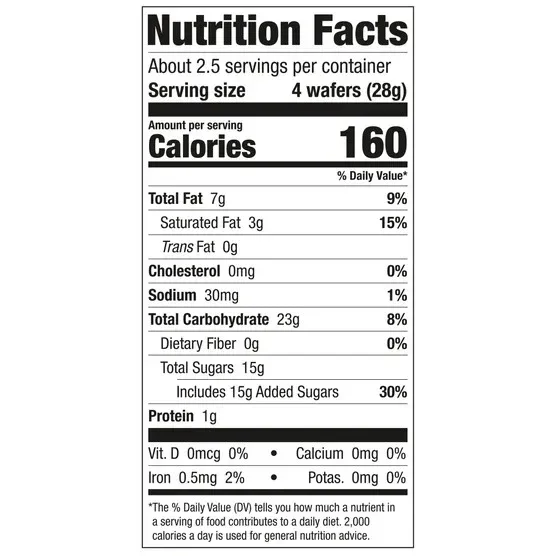 Keebler Sugar Wafers, Vanilla, 2.75 oz, 24-count - Image 4