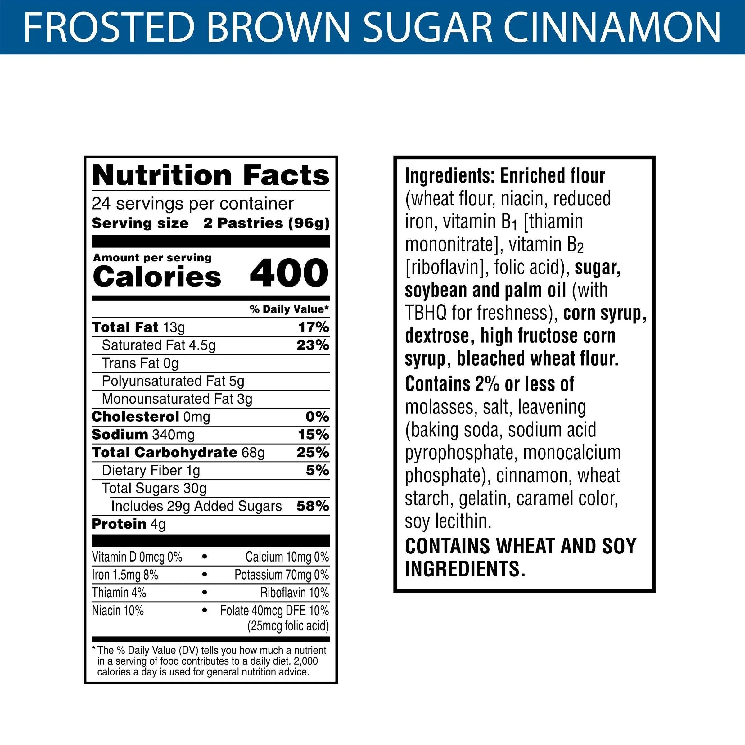 Kellogg’s Pop-Tarts, Frosted Brown Sugar Cinnamon, 48-count - Image 2
