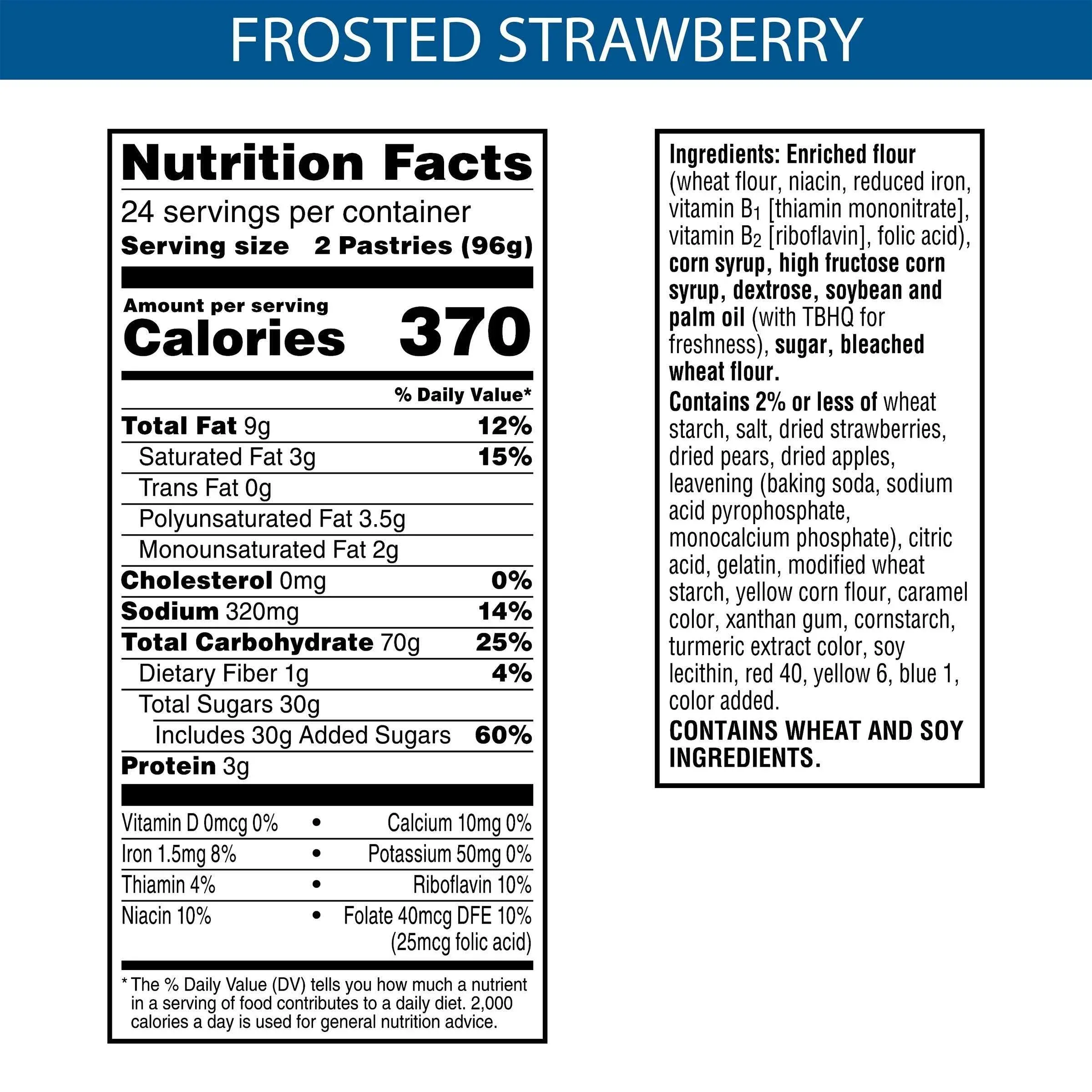 Kellogg’s Pop-Tarts, Frosted Strawberry, 48-count - Image 2