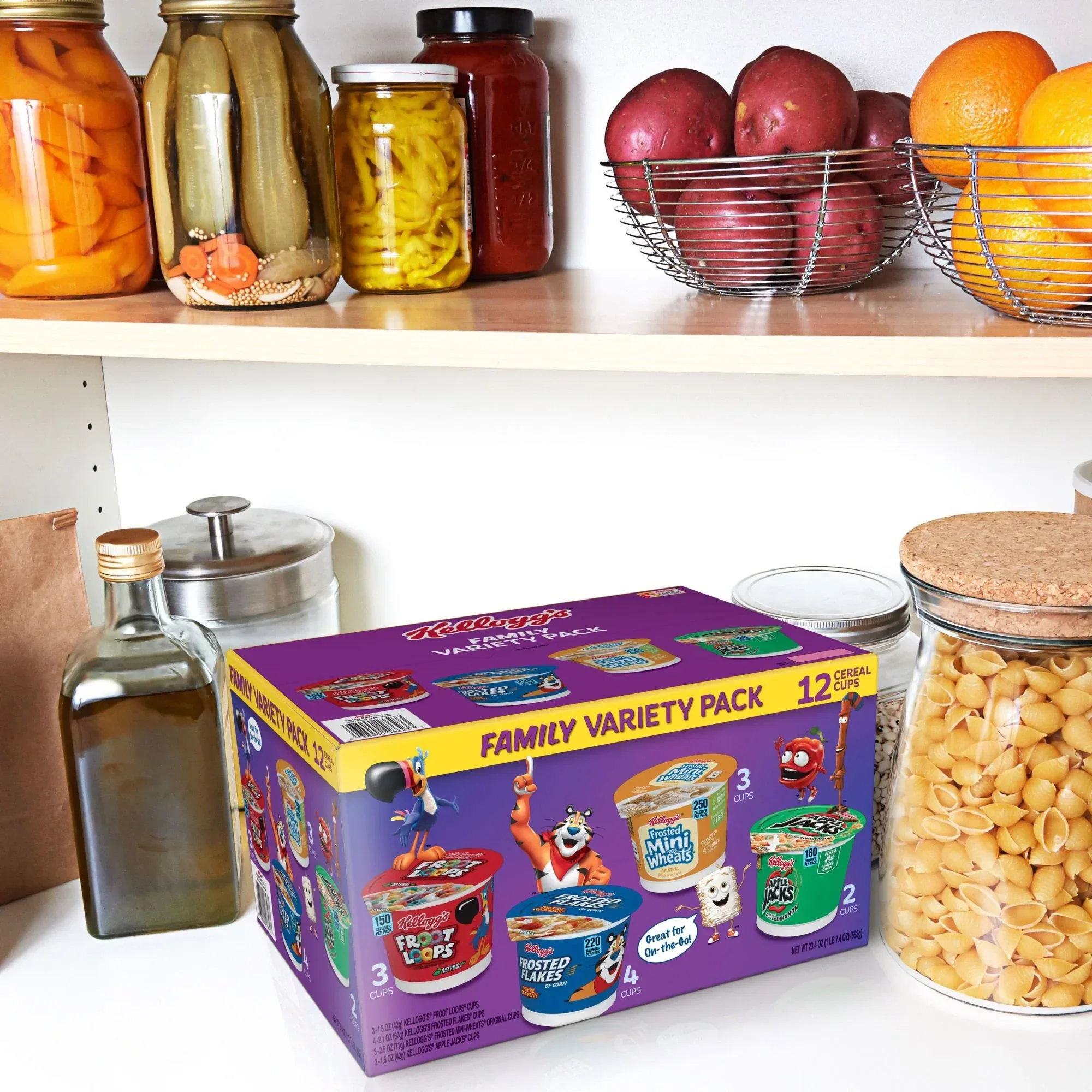 Kellogg's Cereal Cups, Family Variety Pack, 12-count - Image 8