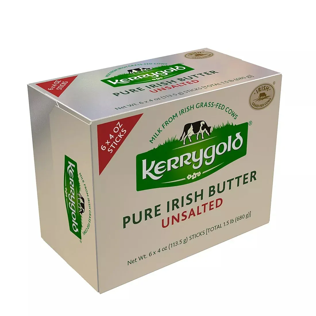 Kerrygold Grass-Fed Pure Irish Unsalted Butter Sticks, 6 ct./4 oz. - Image 2