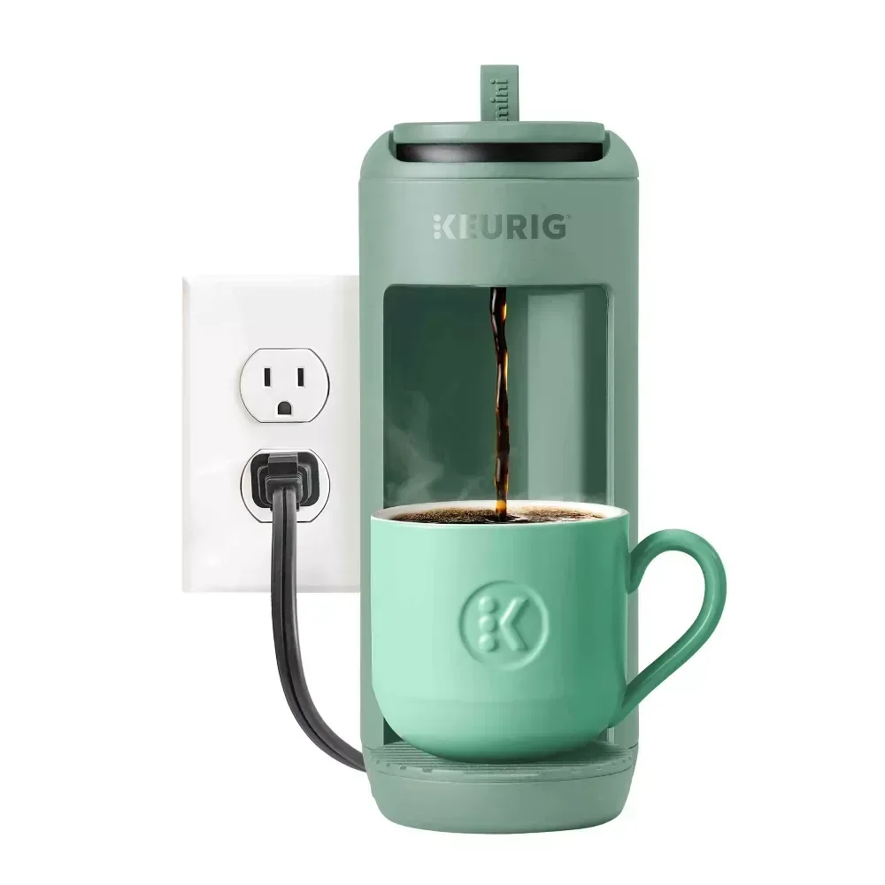 Keurig® K-Mini Mate® Automatic Single Serve K-Cup® Pod Coffee Maker - Glamping Green; Small & Colorful Coffee Maker, Travel Mug Friendly, Makes 12 Oz. - Image 2
