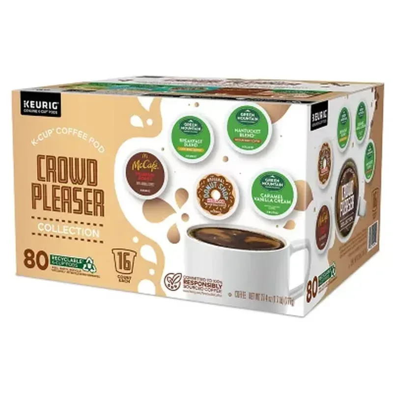 Keurig Crowd Pleaser Variety Pack, Single Serve Pods (80 Ct.) - Image 13