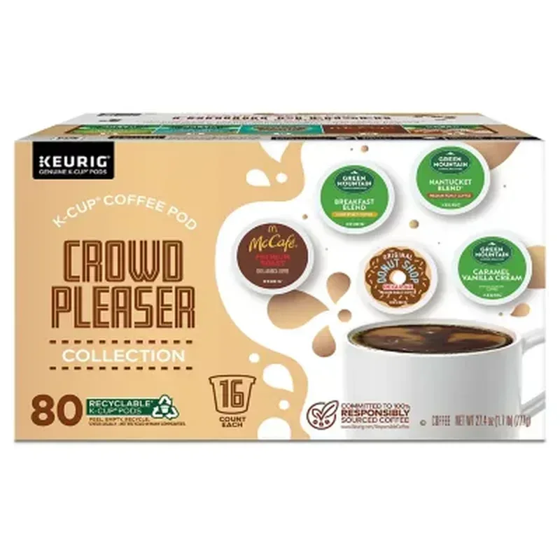 Keurig Crowd Pleaser Variety Pack, Single Serve Pods (80 Ct.) - Image 14