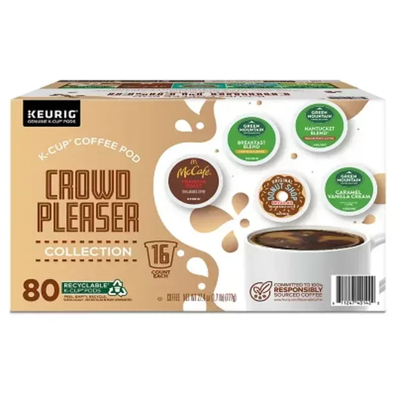 Keurig Crowd Pleaser Variety Pack, Single Serve Pods (80 Ct.) - Image 15