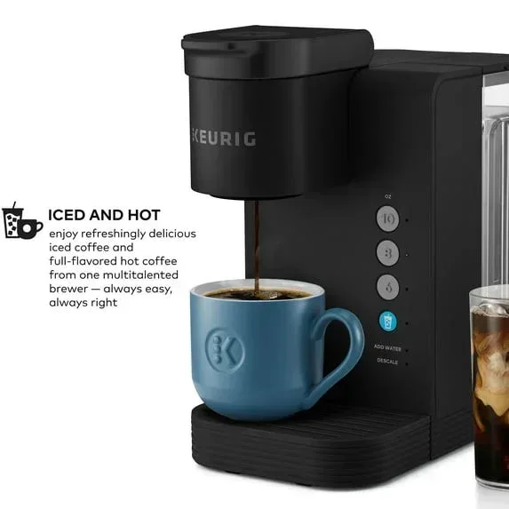 Keurig K-Express Essentials Plus, Iced and Hot Single-Serve K-Cup Pod Coffee Maker, Black - Image 4