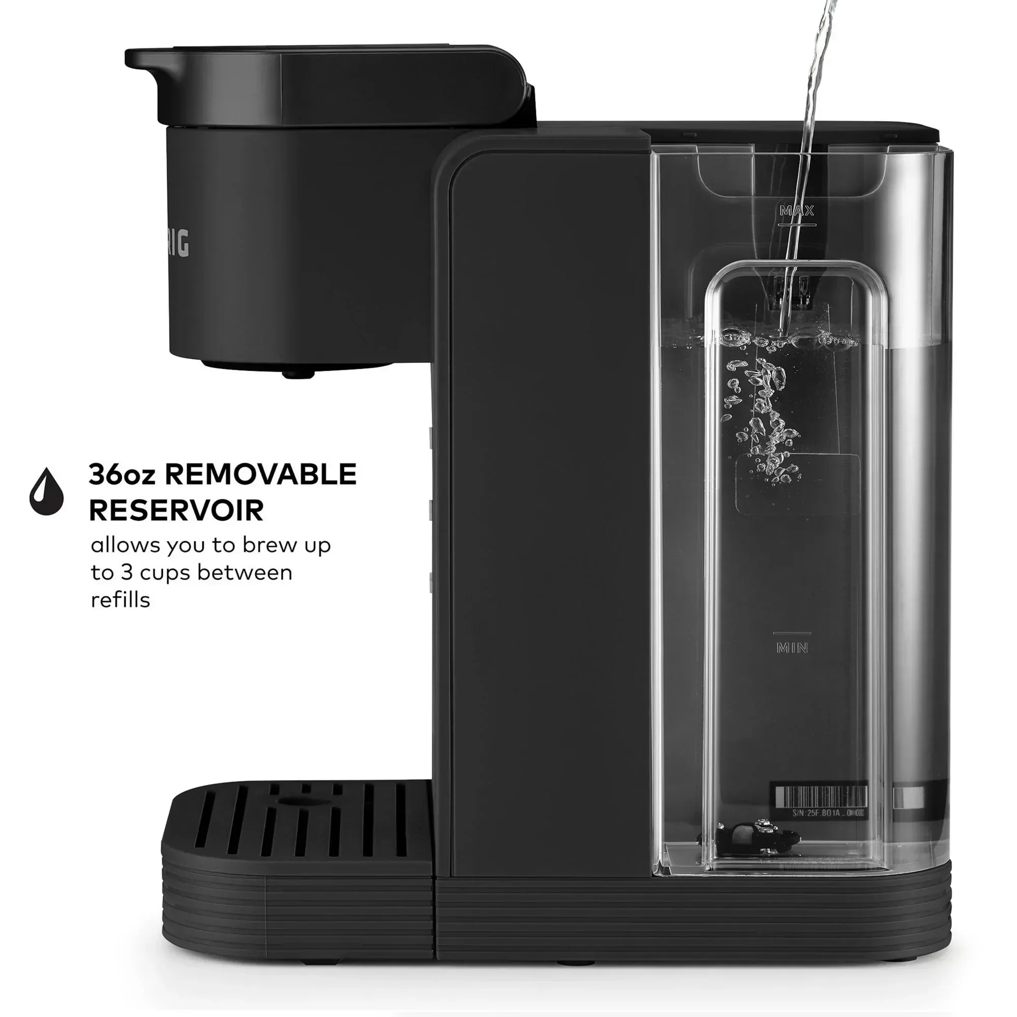 Keurig K-Express Essentials Plus, Iced and Hot Single-Serve K-Cup Pod Coffee Maker, Black - Image 8