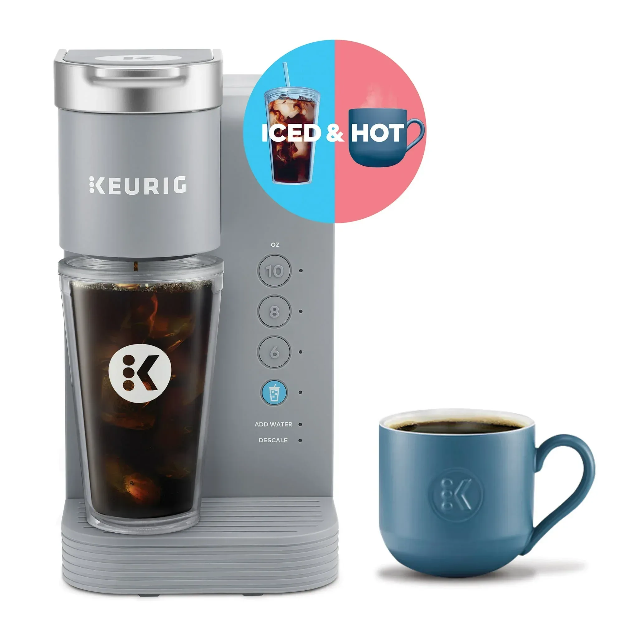Keurig K-Express Essentials Plus, Iced and Hot Single-Serve K-Cup Pod Coffee Maker, Black - Image 9