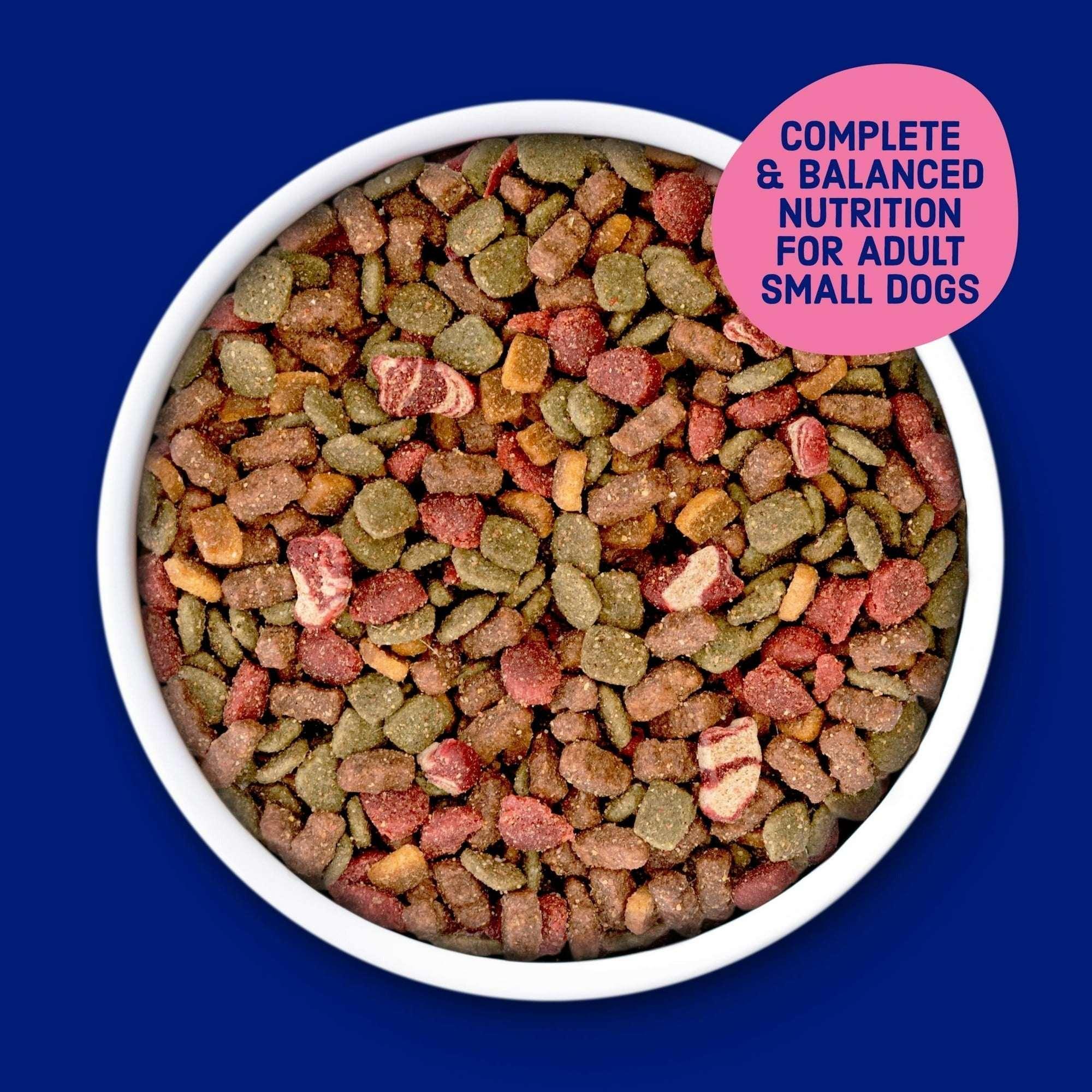 Kibbles ‘n Bits Bistro Mini Bits Small Breed Dry Dog Food Beef & Apple Flavors, 16 lb. Bag - Image 3