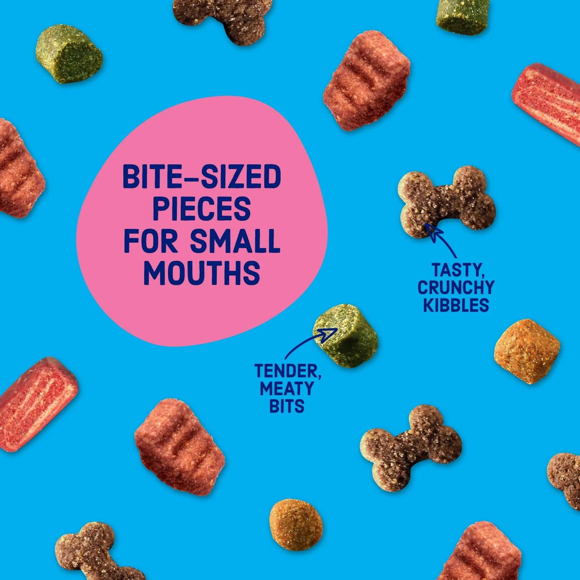 Kibbles 'n Bits Mini Bits Small Breed Dry Dog Food Savory Bacon & Steak Flavor, 3.5 lb. - Image 4