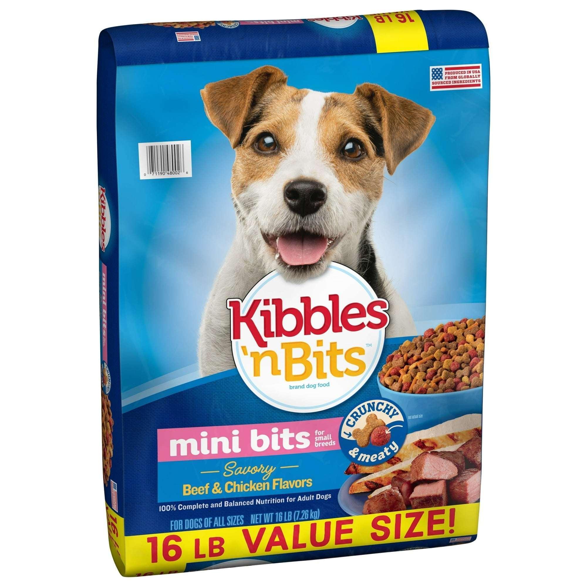 Kibbles ‘n Bits Mini Bits Small Breed Dry Dog Food Savory Beef & Chicken - Image 18