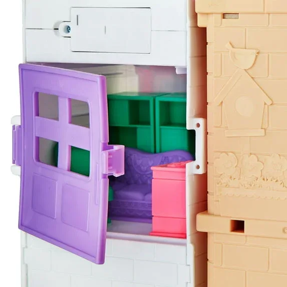 Kid Connection Doll House Playset with Light Projector & Sound, 28 Pieces, Toddler Toys - Image 5