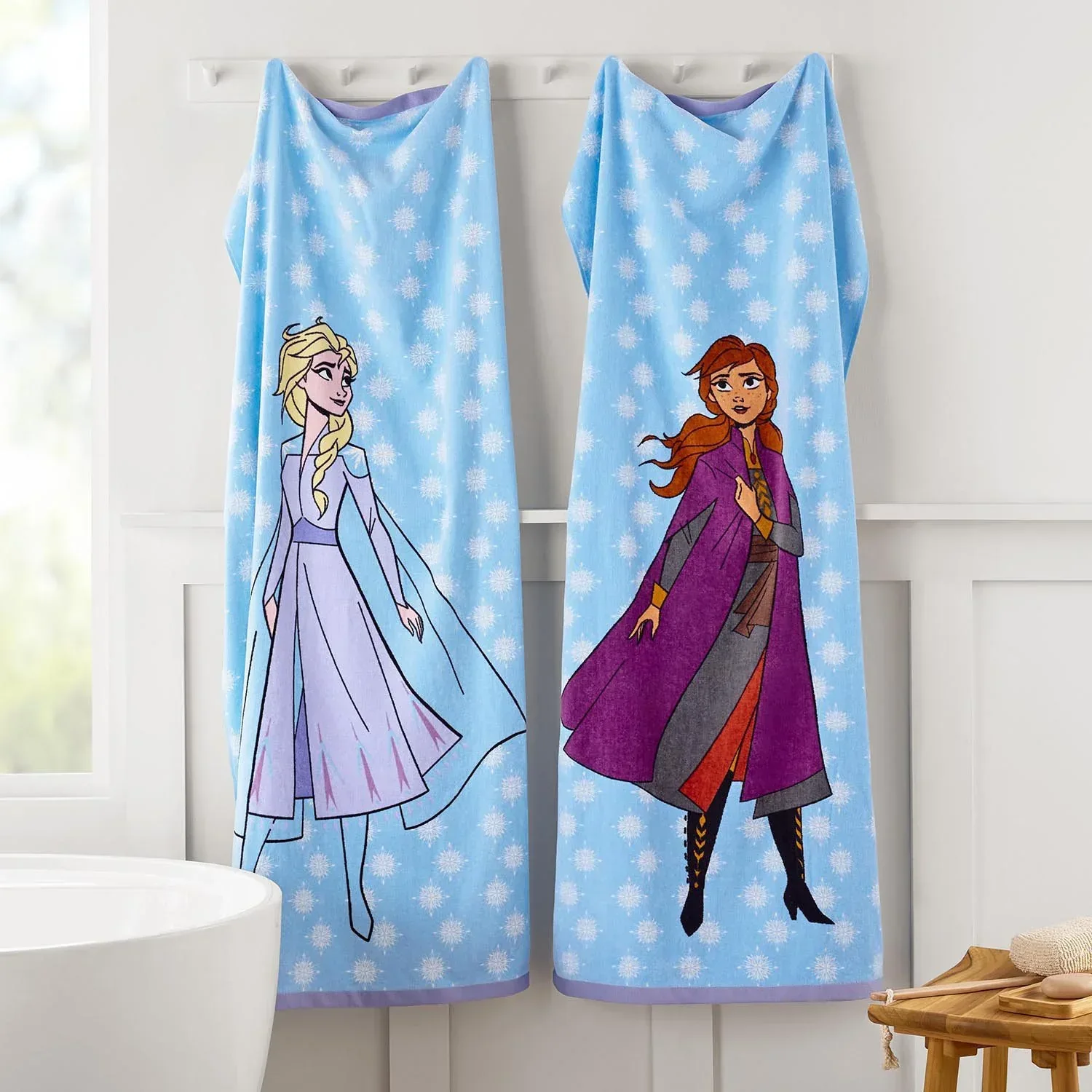 Kids' Licensed 2-Pack Cotton Bath Towels, 28" x 54" - Image 12