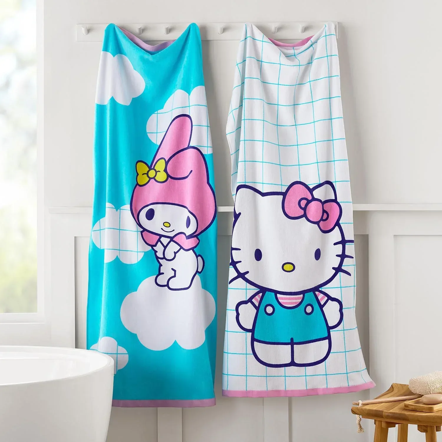 Kids' Licensed 2-Pack Cotton Bath Towels, 28" x 54" - Image 18