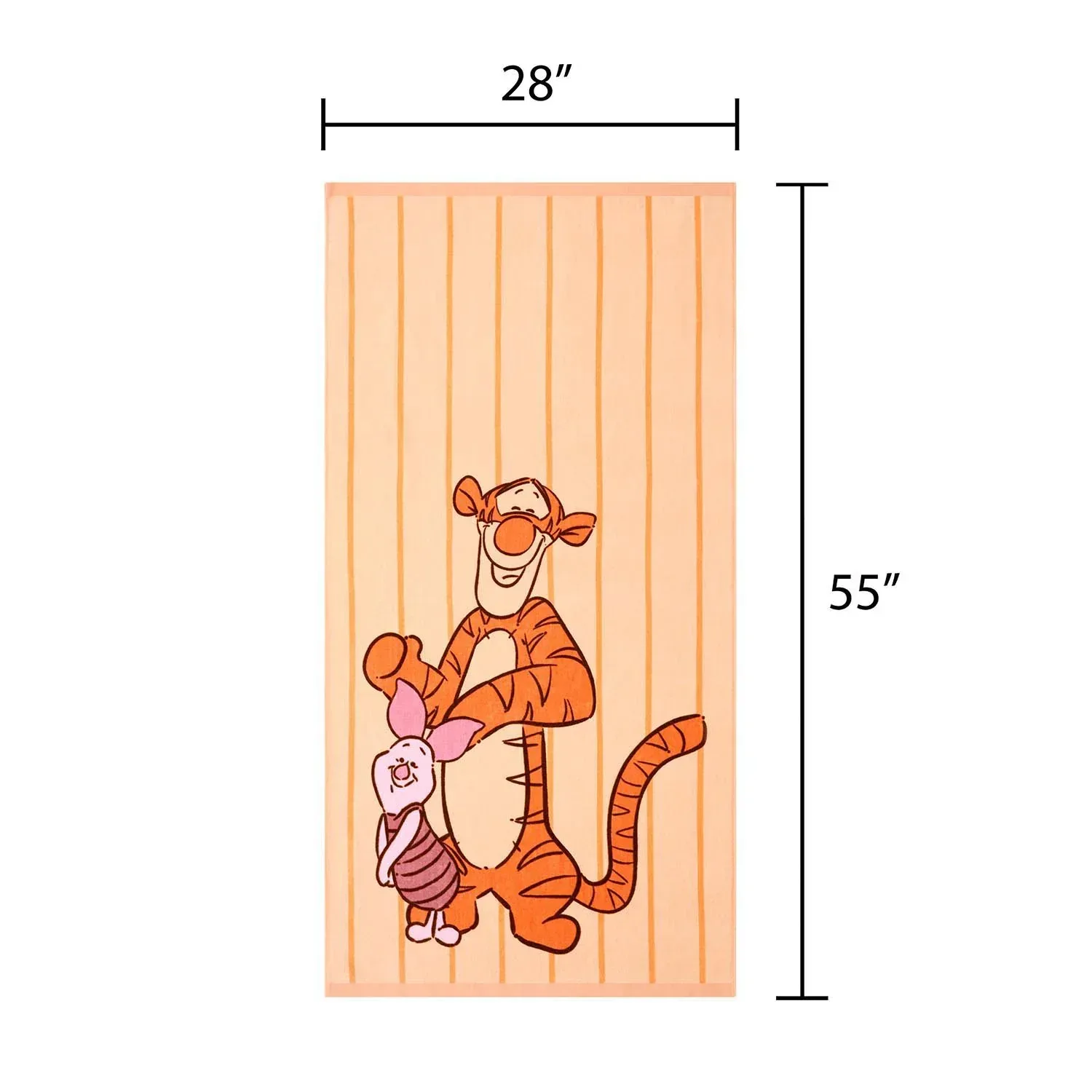 Kids' Licensed 2-Pack Cotton Bath Towels, 28" x 54" - Image 6