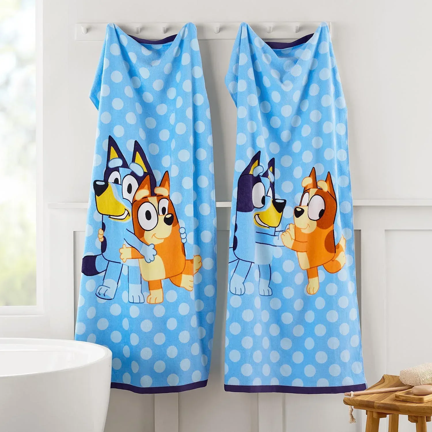 Kids' Licensed 2-Pack Cotton Bath Towels, 28" x 54" - Image 8