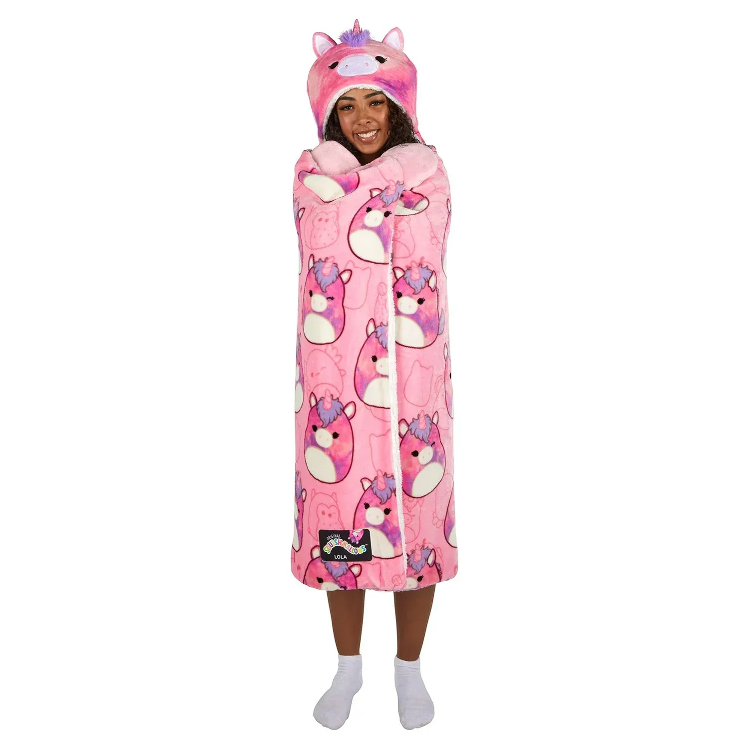 Kids Licensed 40" x 50" Hooded Throw with Sherpa Lining - Image 27