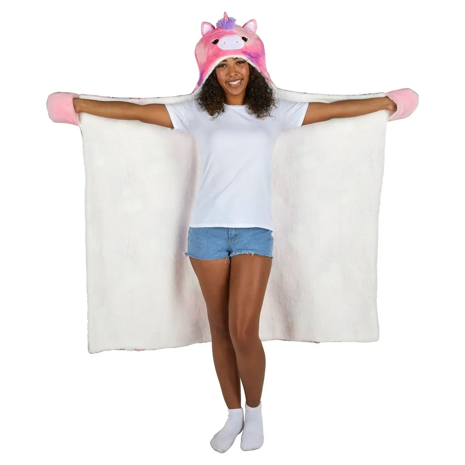 Kids Licensed 40" x 50" Hooded Throw with Sherpa Lining - Image 30