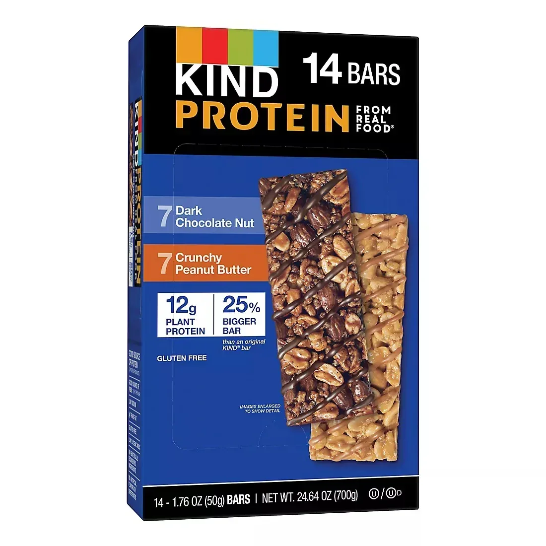 Kind Protein Bar Variety Pack, 12g Protein, 14 ct. - Image 2