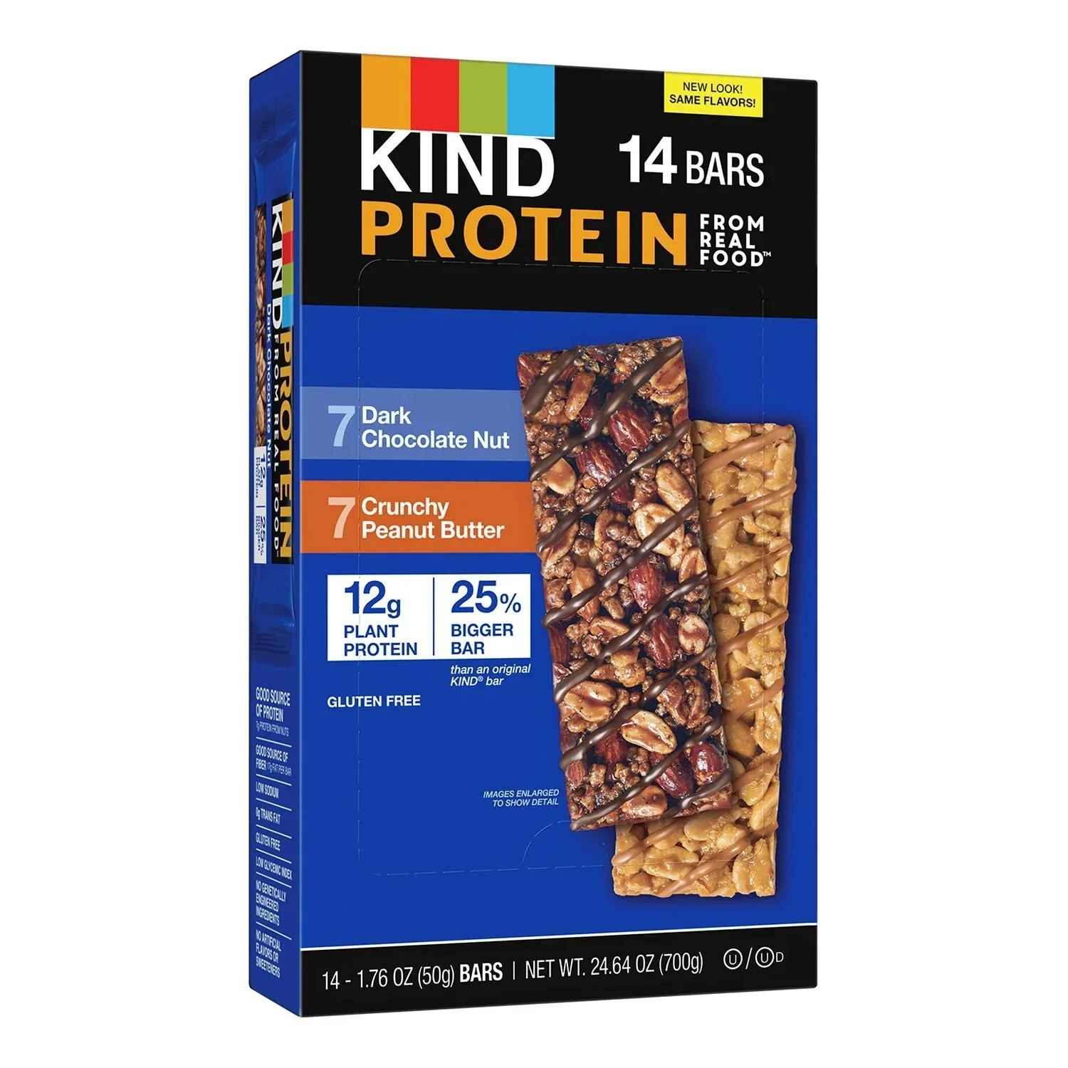 KIND Protein Dark Chocolate Nut and Crunchy Peanut Butter Variety Pack 14 ct. - Image 7