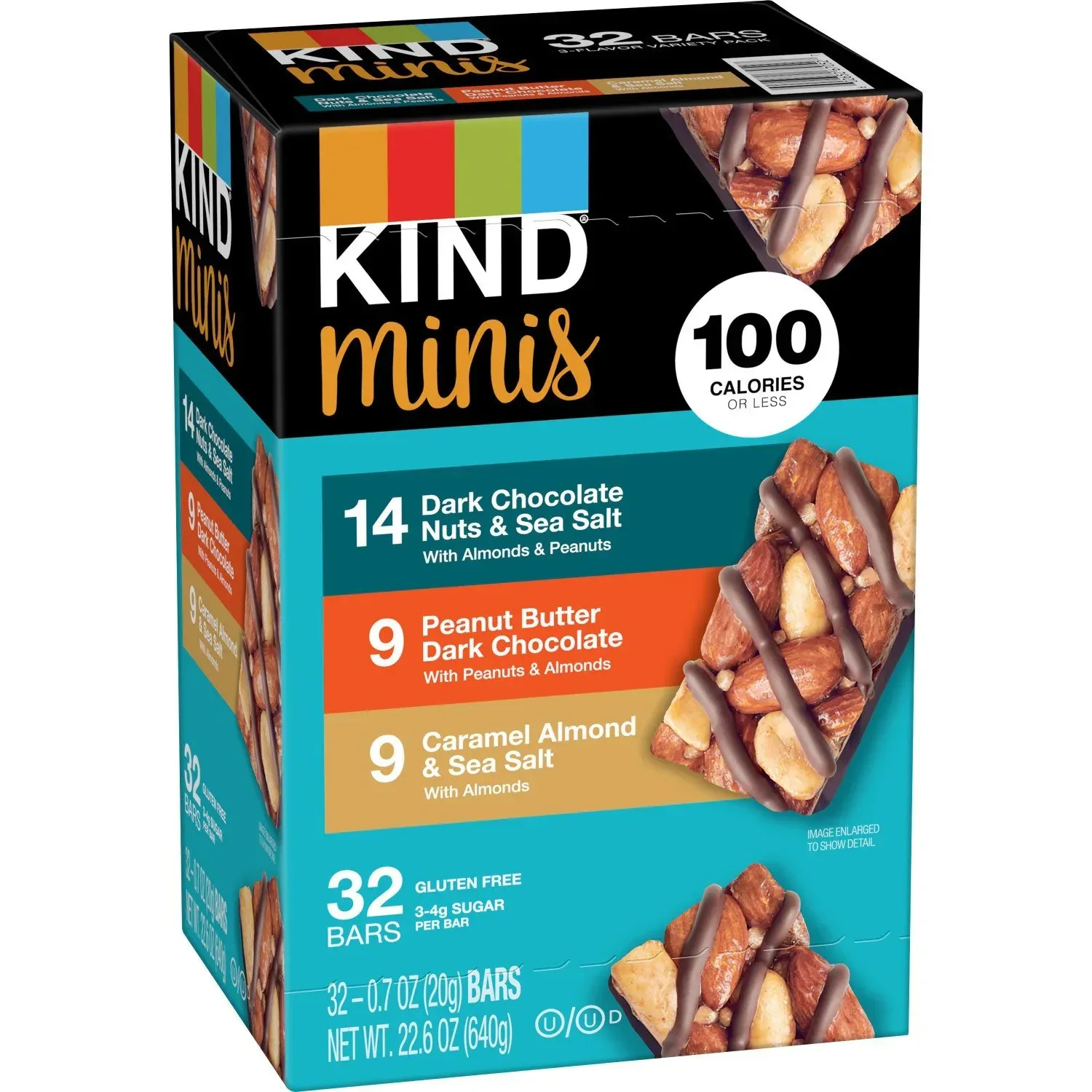 KIND Snacks Mini Nut Bar, Variety Pack, 32 ct. - Image 4
