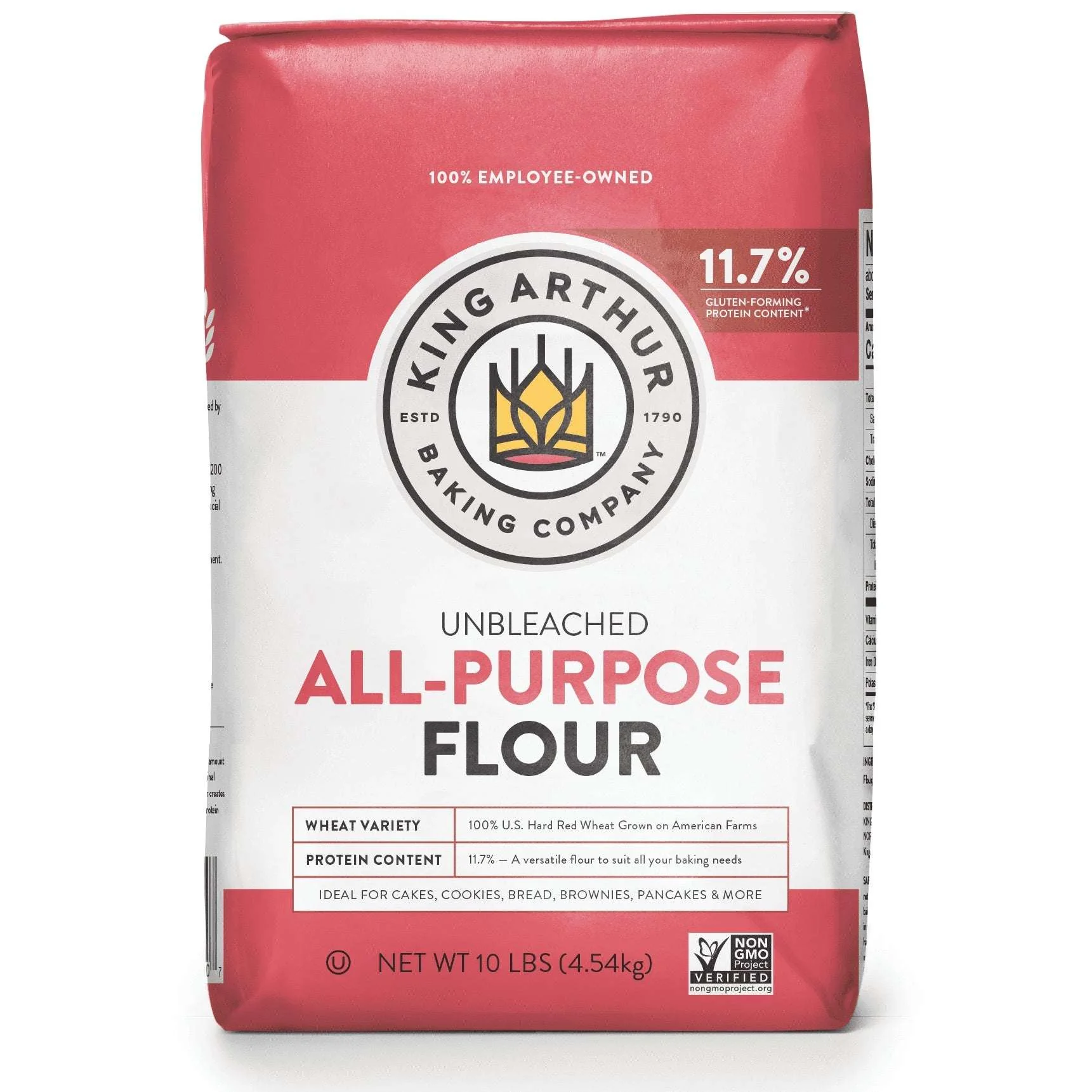 King Arthur Baking Company Non-GMO Project Verified, Certified Kosher Unbleached All Purpose Flour, 5 lb Bag - Image 17