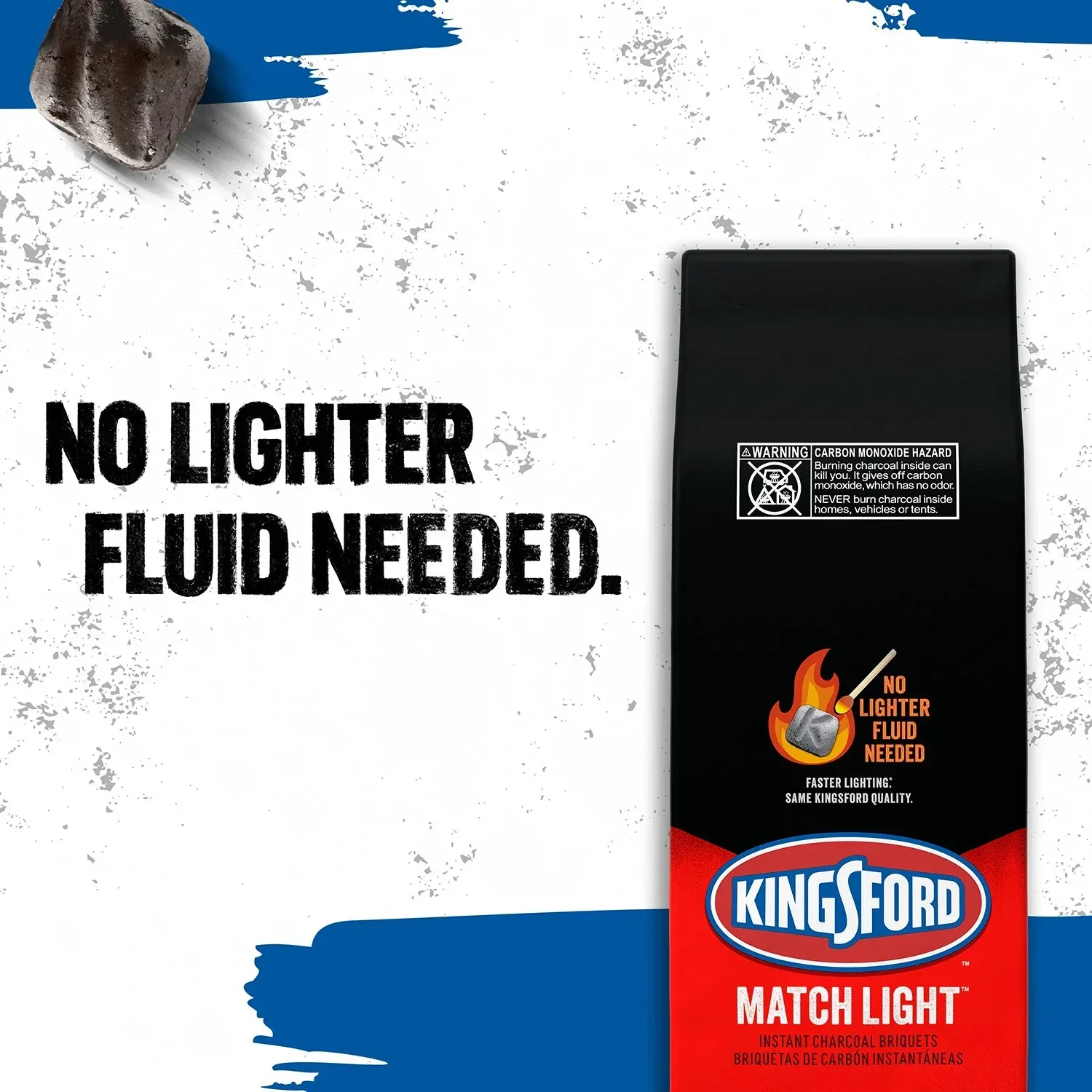 Kingsford Match Light Instant Charcoal Briquettes 2 Pack, 16 Lbs. Each - Image 3