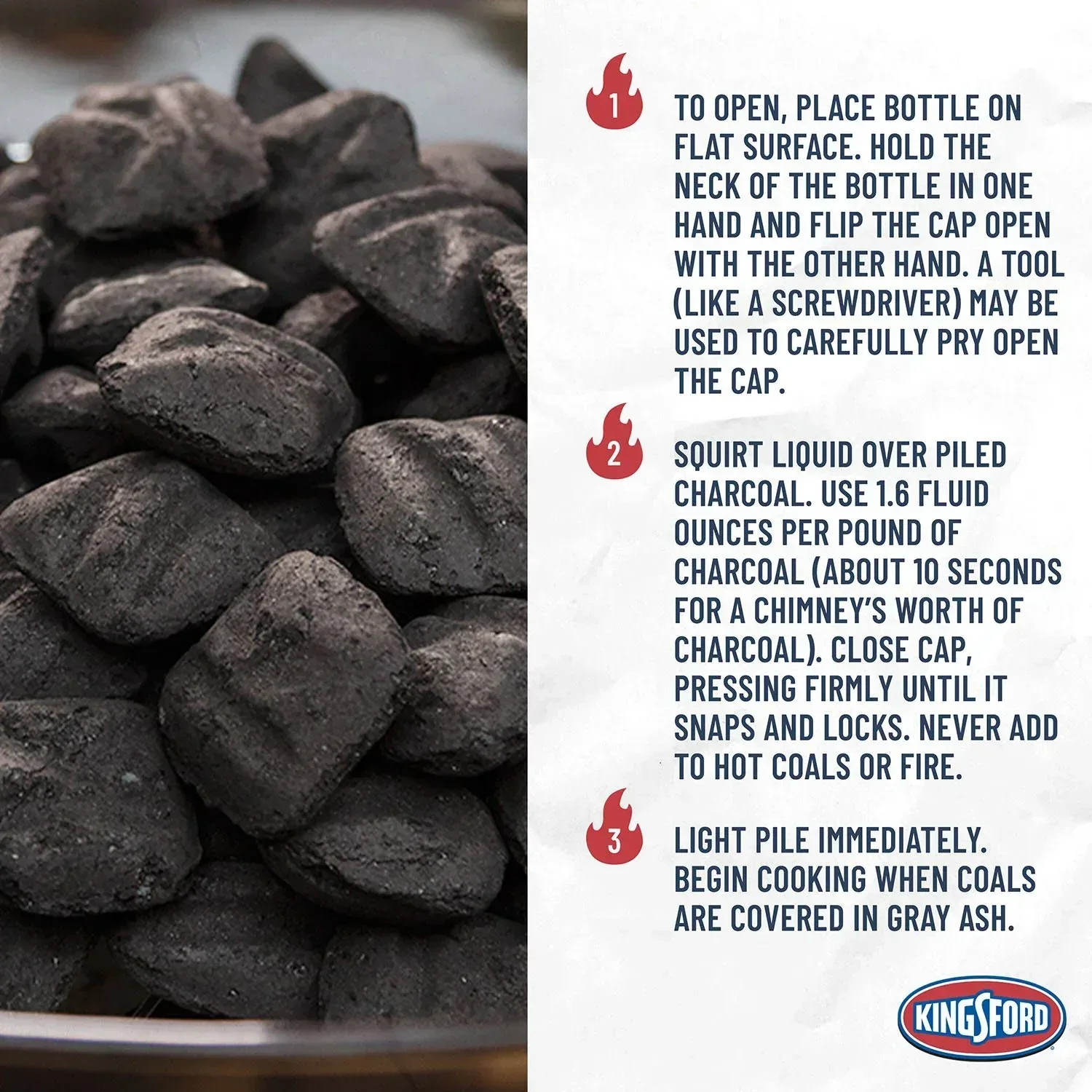 Kingsford Odorless Charcoal Lighter Fluid, 64 fl. oz., 2 pk. - Image 4