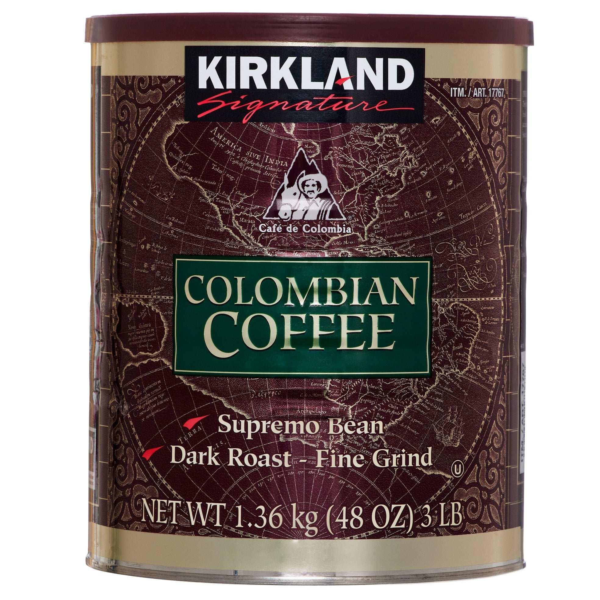 Kirkland Signature 100% Colombian Coffee, Dark Roast, 3 lbs - Image 2