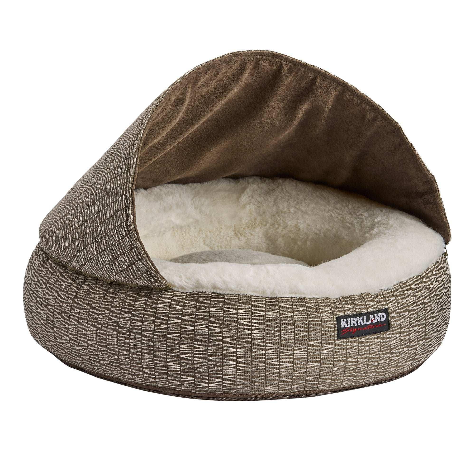 Kirkland Signature 22” Round Hooded Pet Bed - Image 2