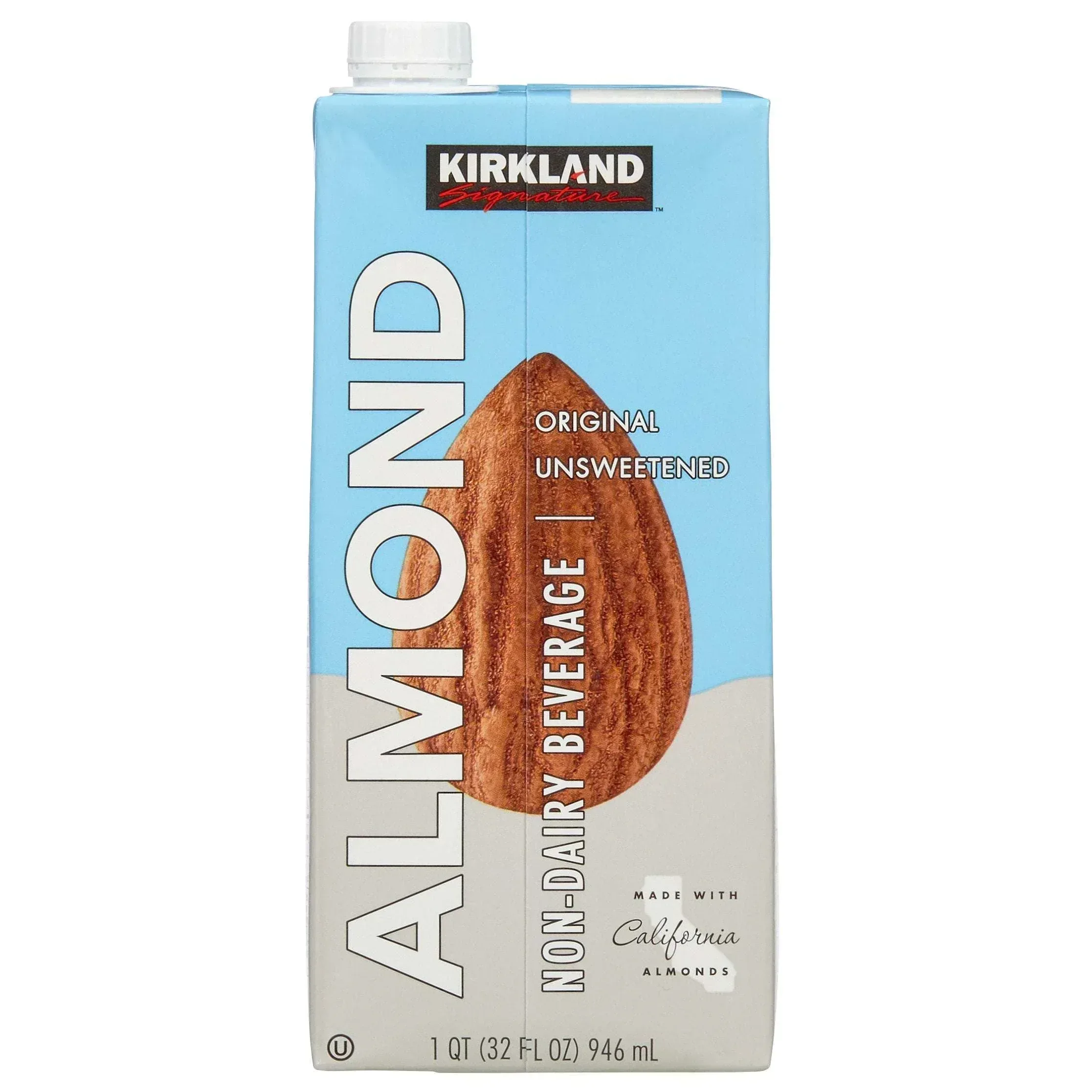 Kirkland Signature, Almond Milk, 1 qt, 12-count - Image 2