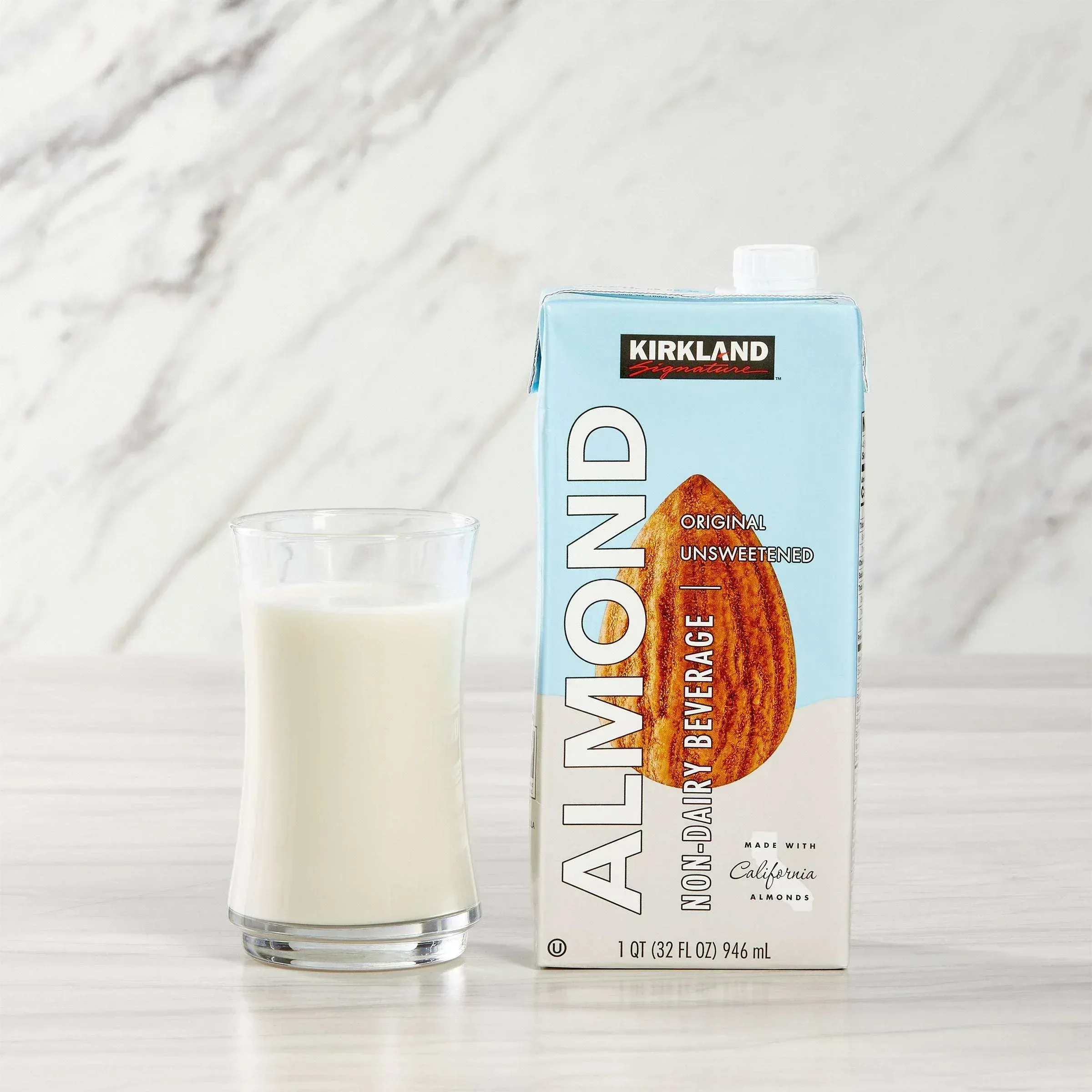Kirkland Signature, Almond Milk, 1 qt, 12-count - Image 4