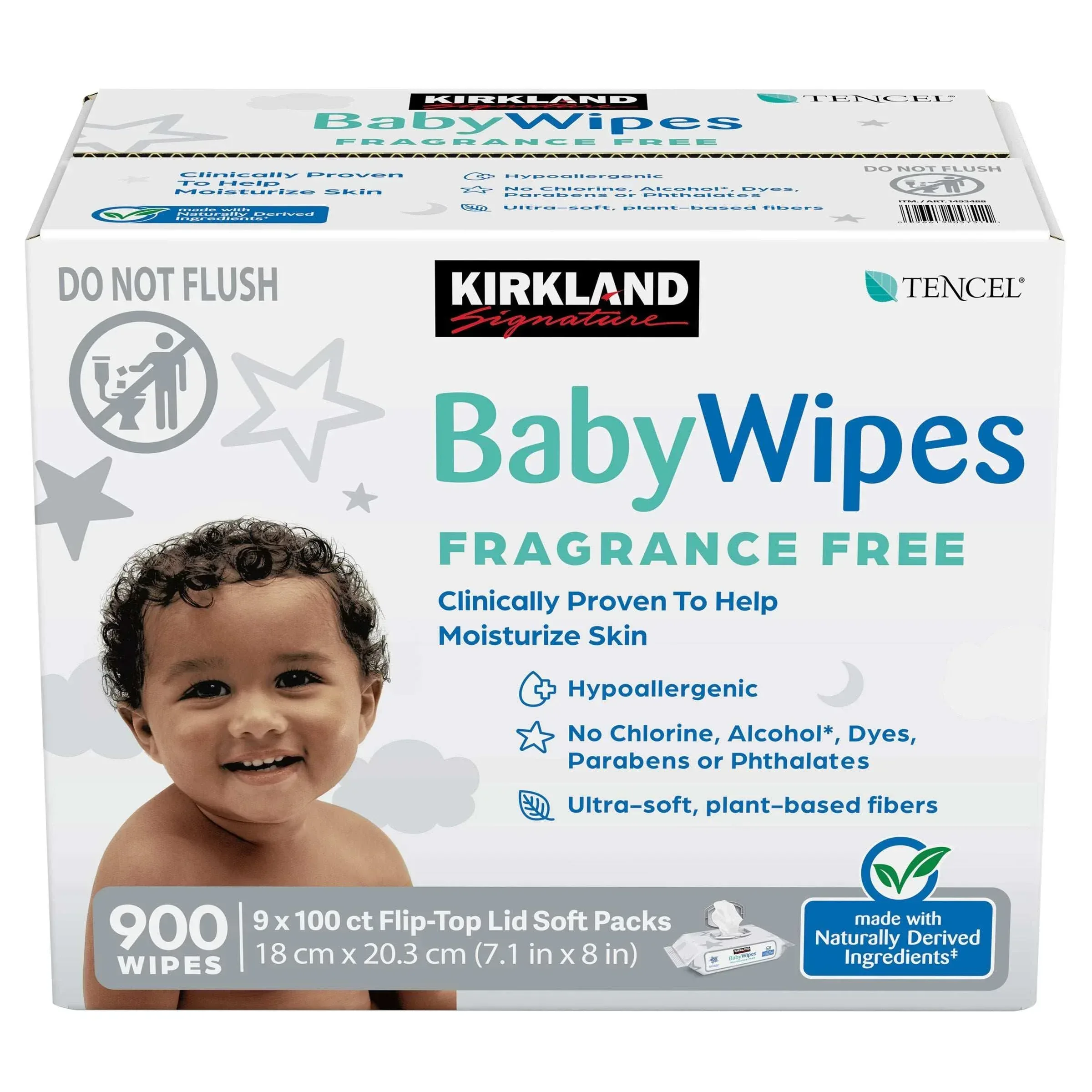 Kirkland Signature Baby Wipes, 900-count - Image 4