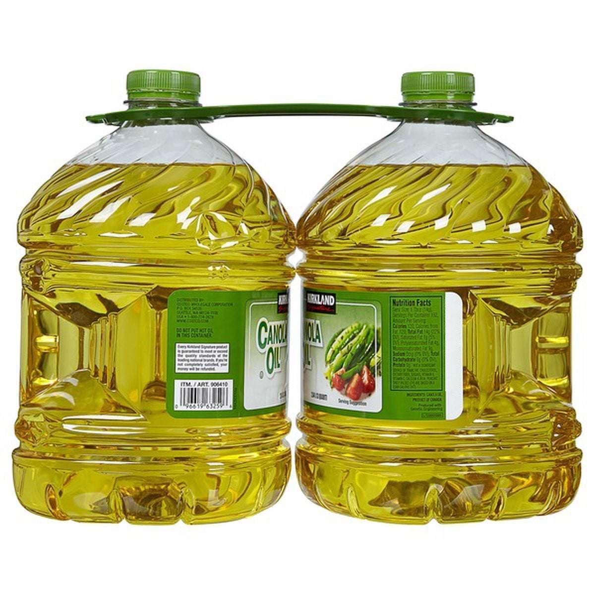 Kirkland Signature, Canola Oil, 3 qt, 2-count - Image 2