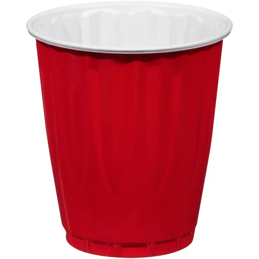 Kirkland Signature Chinet 18 oz Plastic Cup, Red, 240-count - Image 3