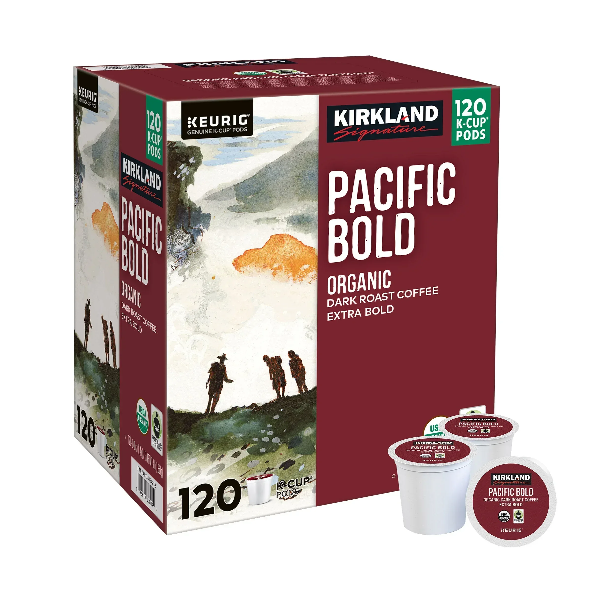 Kirkland Signature Coffee Organic Pacific Bold K-Cup Pod, 120-count - Image 3