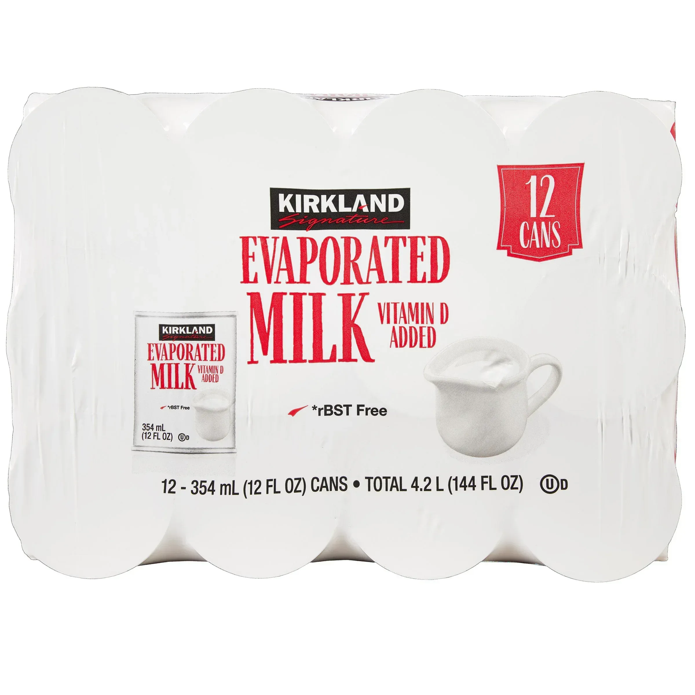 Kirkland Signature, Evaporated Milk, 12 fl oz, 12-Count - Image 2