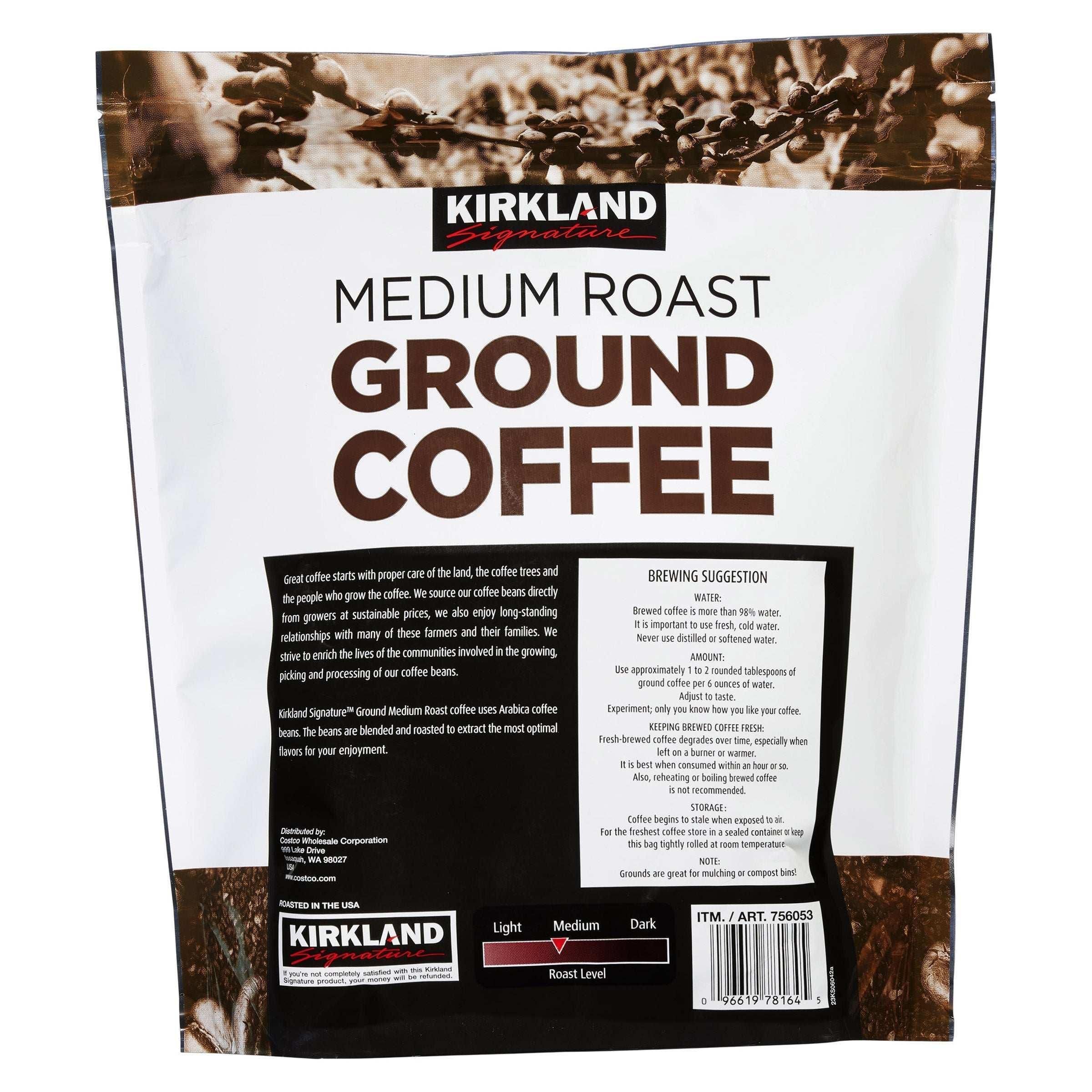 Kirkland Signature Medium Roast Coffee, 40 oz. - Image 2