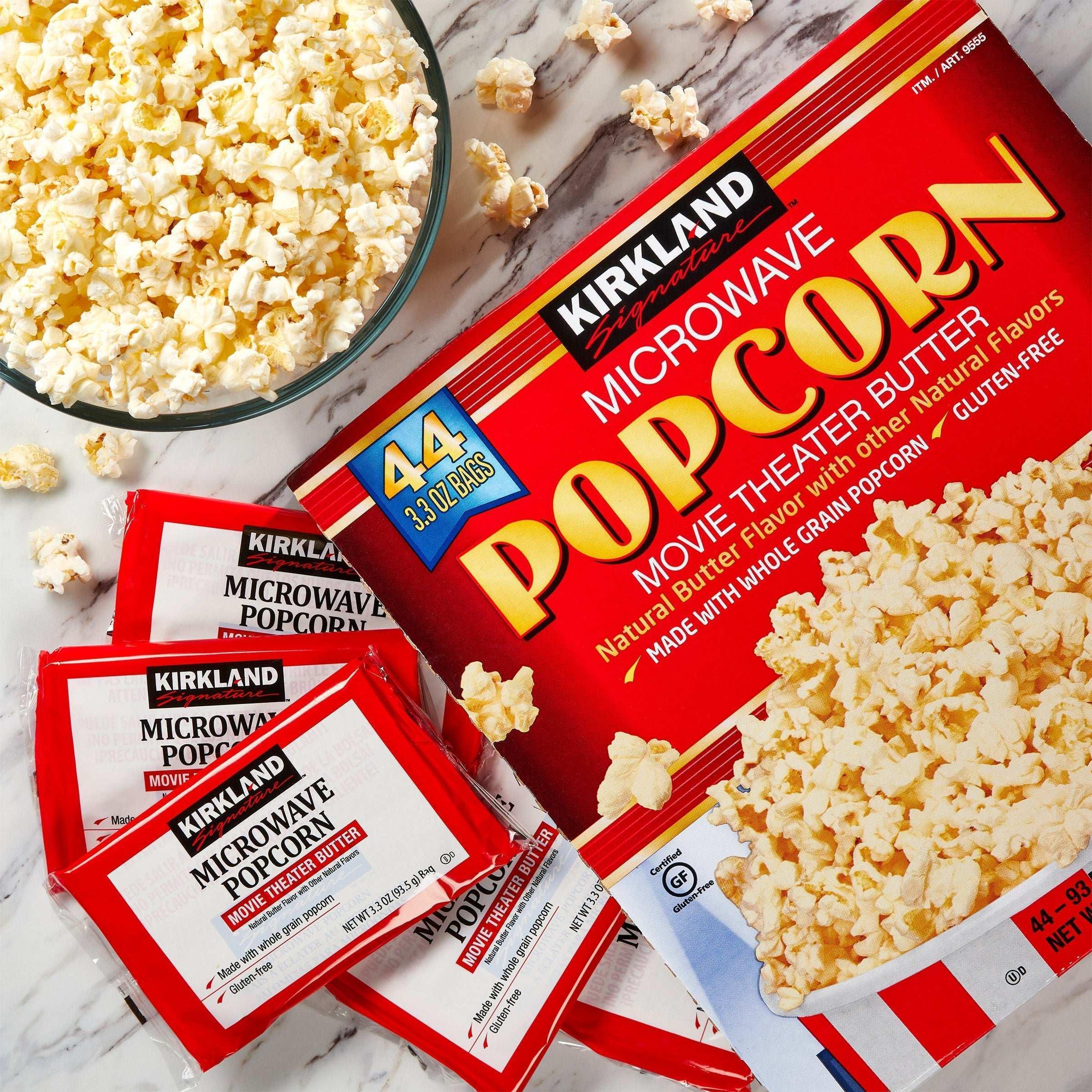 Kirkland Signature Microwave Popcorn, 3.3 oz, 44-count - Image 2
