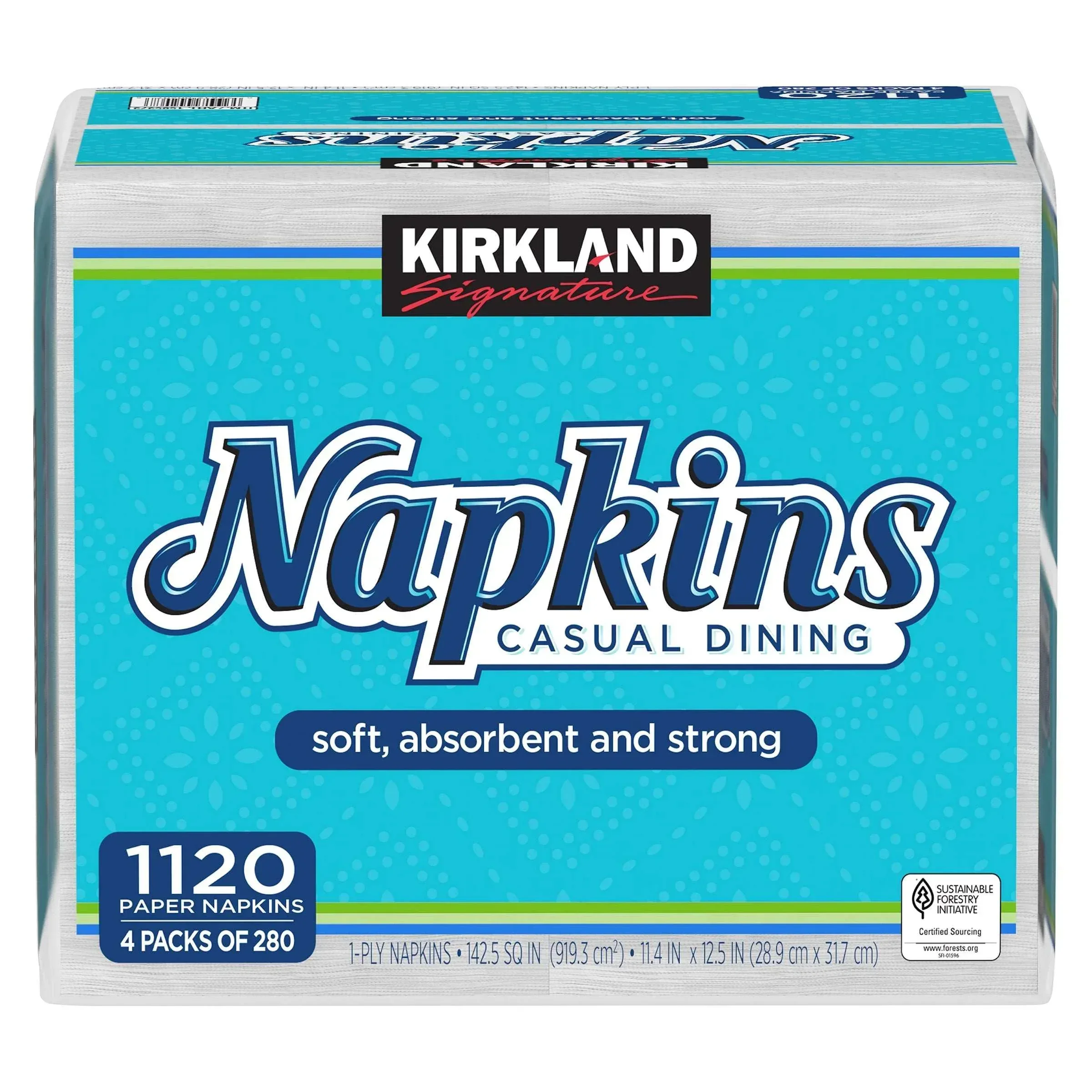 Kirkland Signature Napkins, 1-Ply, 280-count, 4-pack - Image 2