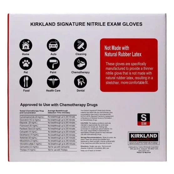 Kirkland Signature Nitrile Exam Gloves, 400-count, Size Small - Image 3
