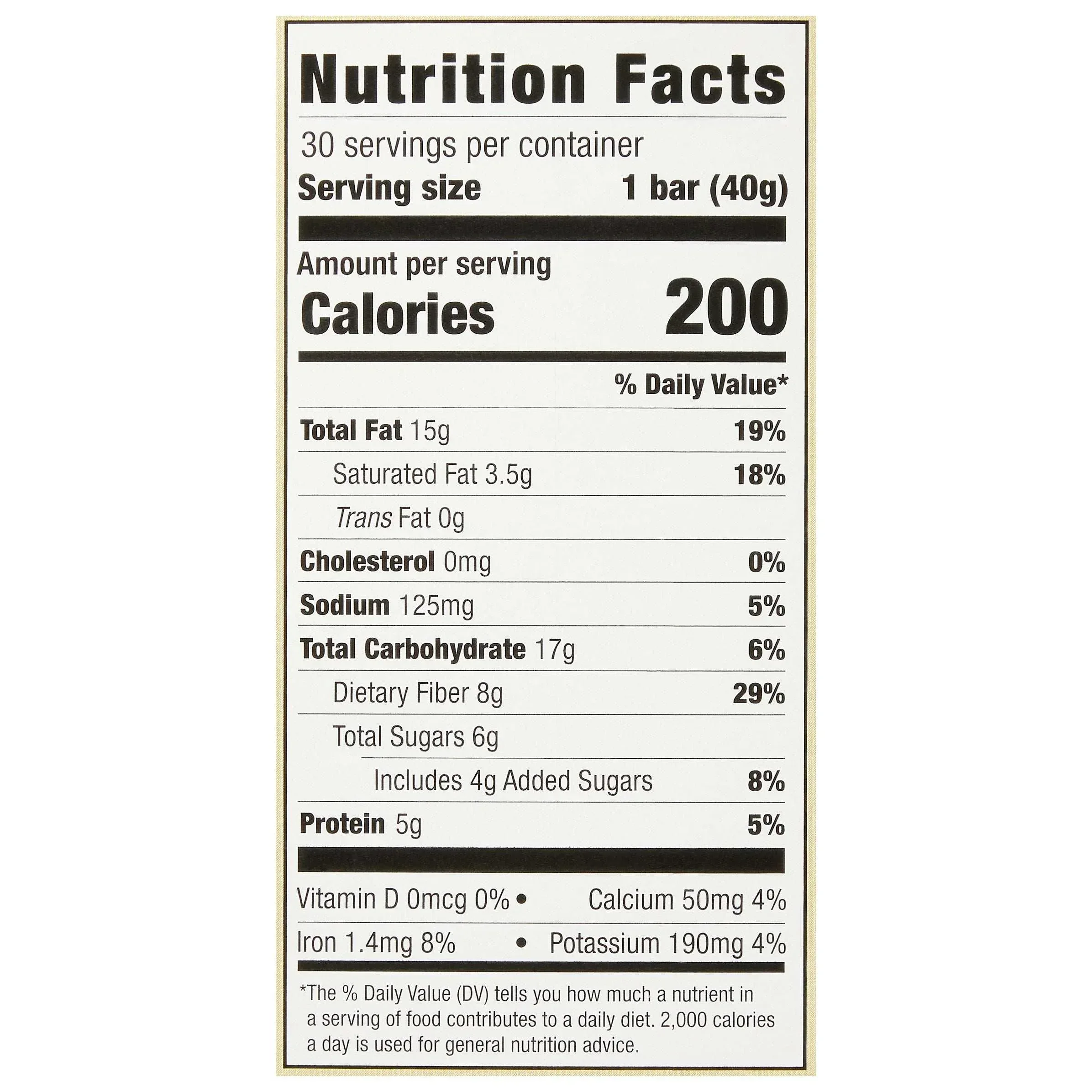 Kirkland Signature Nut Bars, 1.41 oz, 30-count - Image 4