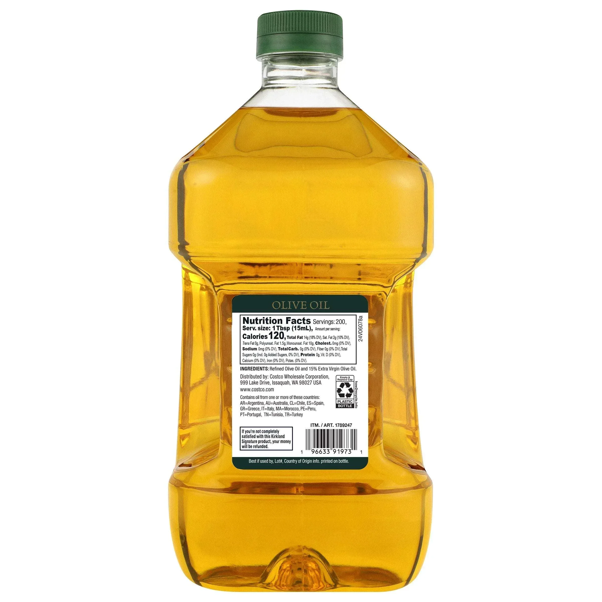 Kirkland Signature Olive Oil, 3 L - Image 2